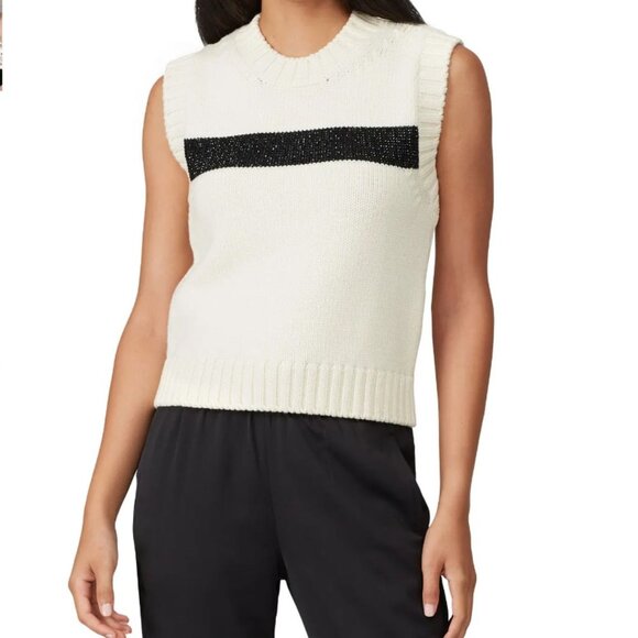 Philosophy di Lorenzo Serafini Striped Sleeveless Sweater US size 4 - Picture 2 of 10
